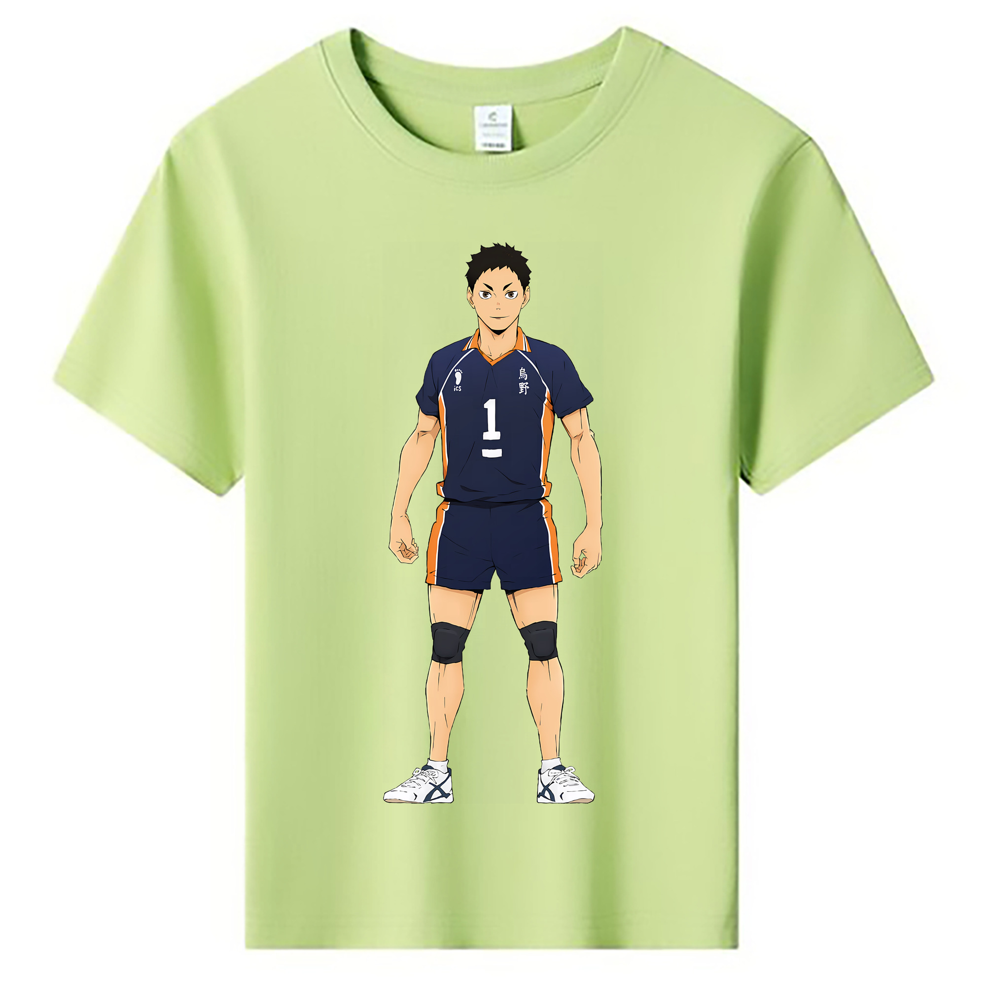 （画像用） ハイキュー!! Haikyu!! 綿100％キッズTシャツ（フロントプリント）